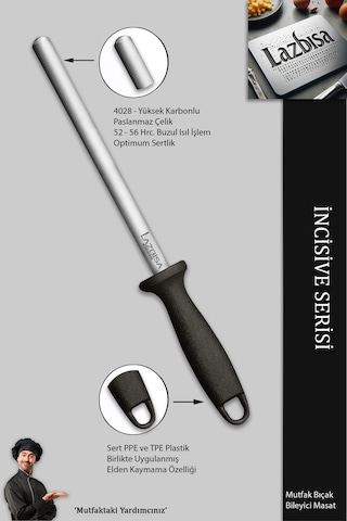 Lazbisa MFT-245 İncisive Serisi Masat Mutfak Bıçak Bileme Aleti Masatı