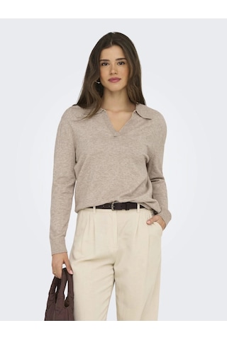 Only 15354843 Kadin Triko - Bej Bej