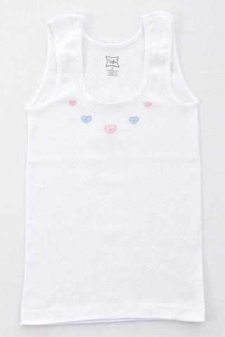 Tutku 0166 Kız Çocuk Geniş Askılı Atlet 6 Adet