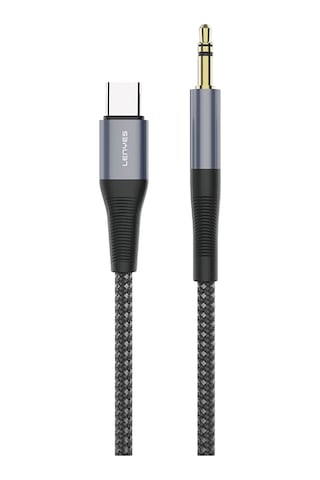 Lenyes Ax134 Type-c To 3.5mm Aux Audio Ses Kablosu Siyah