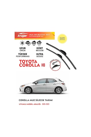 Toyota Corolla Hb 2022 Model Muz Silecek Araca Özel Aparat