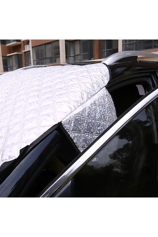 Tongxida Araba Ön Cam Kapağı, Güneşlik, Kar Kalkanı, Isı Yalıtımı, Donmaya Dayanıklı, Araba Ceket, Yarım Kapak, Koruyucu Başlı