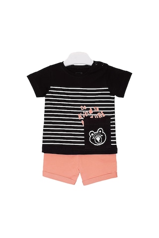 S-Mall Caramell Bebek Takımı - 2 Li - Tke7004 - Adventure - Siyah