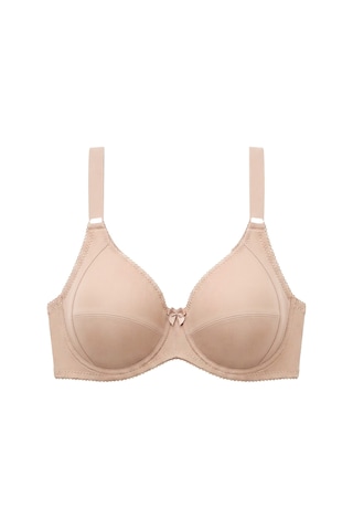 Cottonill Bra - Novia Ten Büyük Beden Micro Balenli Minimizer Ayarlanabilir Askılı Kadın Sütyen