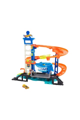 Hot Wheels Köpek Balığından Kaçış Oyun Seti Hdp06 Teşhir