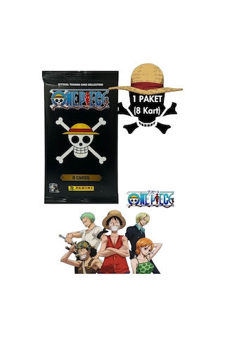 Toyika Panini One Piece Lisanslı Orijinal Trading Kartları Cards Koleksiyonluk 8li