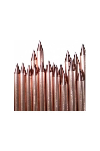 12mm 85cm Saf Bakır Topraklama Çubuğu + Klemens