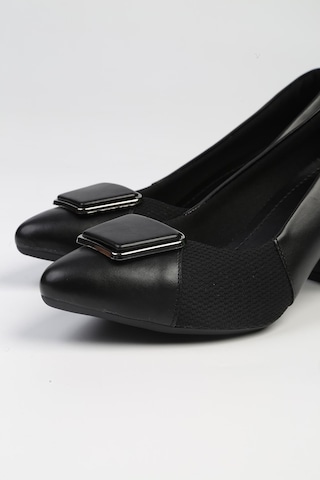 Pierre Cardin Pc-53099- 3592 Siyah Cilt-kadın Topuklu Ayakkabı 001
