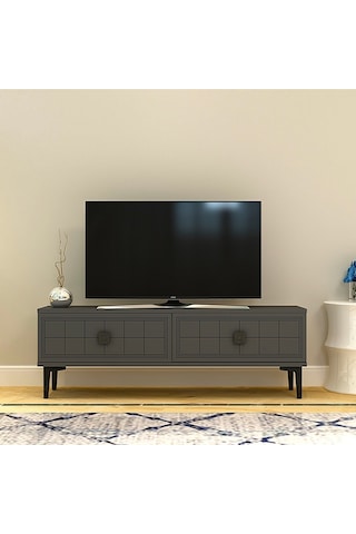 Tsa1201a - Yuka Tv Stand Antrasit 120cm Antrasit / Koyu Gri