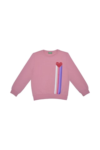 Kız Çocuk Sweatshirt - Pembe Pembe