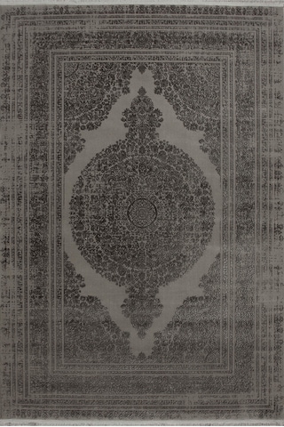 Kashe Halı Harmony 6040 Antrasit Salon Halısı Oturma Odası Halısı Koridor Halısı Mutfak Halısı Modern Makine Halısı Antrasit