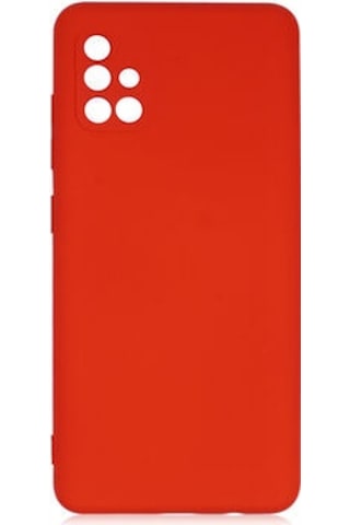 Samsung Galaxy Uyumlu A51 Kılıf İçi Telefonu Çizmeyen Kadife Kaplı Dışı Soft Yapılı Esnek Lansman Kapak Ryc/mara Kirmizi
