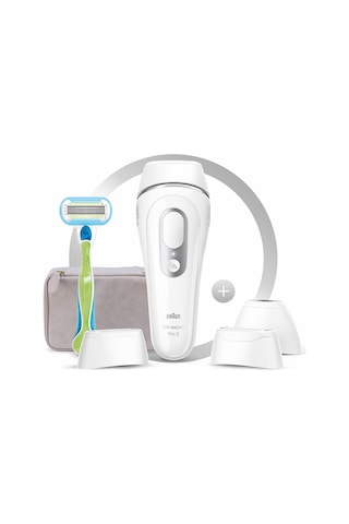 Braun Silk Expert Pro 3 PL3233 300.000 Atımlı 3 Başlıklı Yeni Nesil IPL + Seyahat Çantası