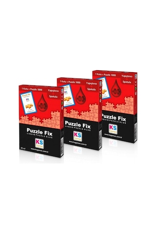 Ks Games 3X1000 Parçalık Puzzle Yapıştırıcısı Set