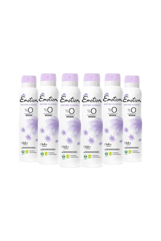Emotion Detox Floral Kadın Deodorant 6 x 150 ML