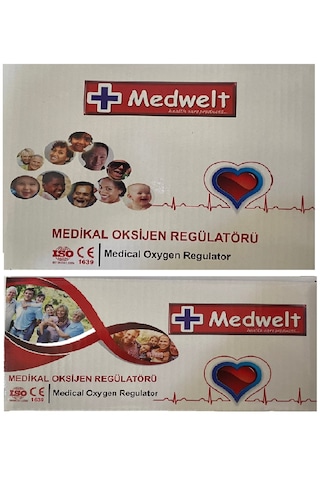 Medwelt Oksijen Regülatörü Oksijen Terapi Cihazı Manometre Mw905