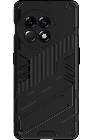 OnePlus 11 Global Matrix Serisi Armor Standlı Kılıf -Siyah AL3416