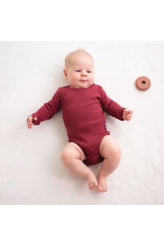 Owli Modal Bebek Takım Bordo 001