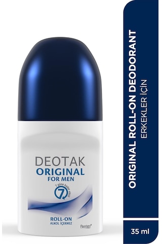 Deotak Original Erkek 7 Güne Kadar Etkili Roll-on Deodorant 35 ML