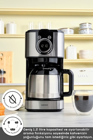 Karaca Series 2303 Steel Filtre Kahve Makinesi