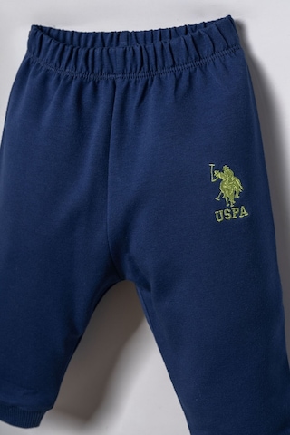 U.S. Polo Assn. Baskılı Erkek Bebek Mavi Eşofman Takım Usb3167-c-v2 Usb3167-c-v2
