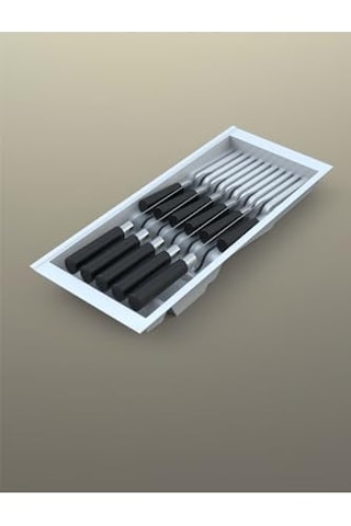 Mutfak Çekmece Içi Beyaz Modüler Bıçaklık 20,5cm X 48cm Boydan 4cm Kesilebilir Diğer