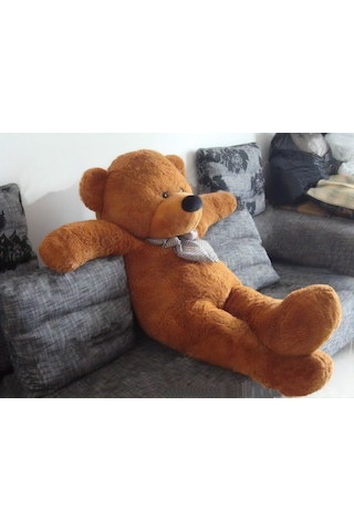 Kuki Oyuncak 140 CM Sevimli Koyu Kahverengi Peluş Ayı