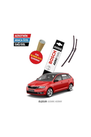Skoda Rapid Spaceback Silecek 2013-2019 Bosch Aerotwin A555S
