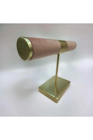 Takı Standı İnce Tekli Silindir Pembe Çok Renkli