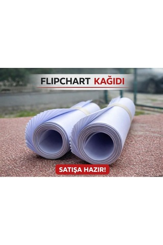 Flipchart Kağıdı Pano Kağıdı Yazı Tahtası Kağıdı 64x90 Düz 25 Li 1,152 Kg Genel
