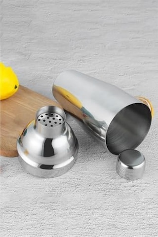 Komple Çelik 500 Ml Shaker Kokteyl Hazırlama Kabı Bardağı Cin344 Açık 03834516