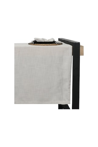 Doğal Keten Görünümlü Köşe Kıvırma Masa Örtüsü Açık Gri Renk-2467 - Açık Gri