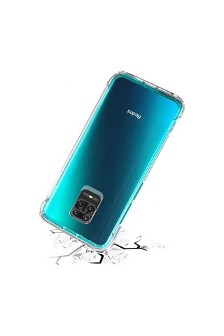Xiaomi Redmi Note 9s Kılıf Zore Nitro Anti Shock Silikon Renksiz