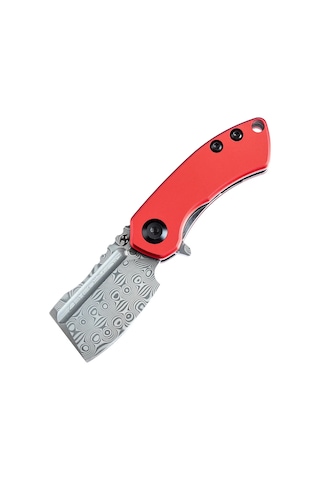 Kansept Mini Korvid Alüminyum Sap Damascus Çelik Mini Çakı T3030p2 Kum