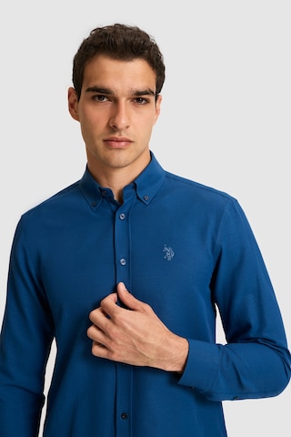 U.s. Polo Assn. Erkek Açık Lacivert Gömlek Basic 50324708-vr059