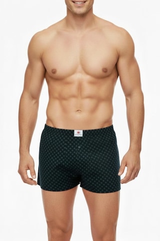 Erkek Penye Baskı Desenli Boxer Bgl-st05011 Siyah