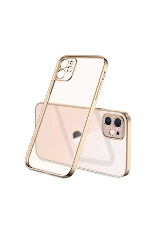 Apple Uyumlu iPhone 11 Kilif Lens Mat Korumali Gbox Silikon Kapak 448889282