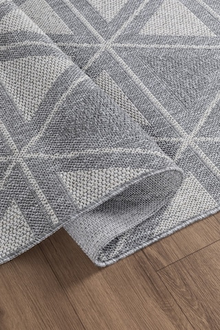 Oturma Odası Balkon Bahçe Mutfak Natura Kaymaz Tabanlı Jut Doğal Yıkanabilir Premium Kalite Bk103-a.gri