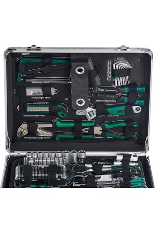 Mannesmann 124 Parça Alüminyum Takım Çantalı Alet Seti