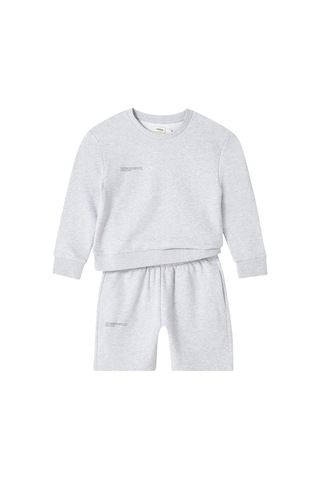 Pangaia Çocuklar Için 365 Orta Ağırlıkta Sweatshirt - Grı Gri