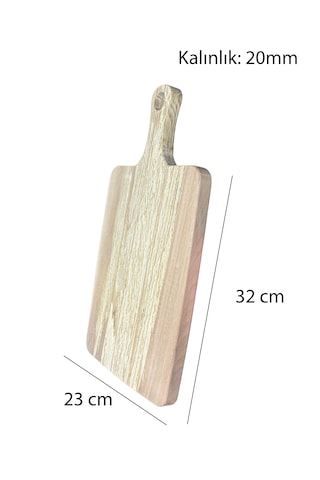 Urgancıoğlu Gürgen Ağacı Ahşap Kesme Ve Sunum Tahtası 32x23 Cm