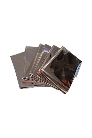 Darsenale Acil Durum Termal Battaniye Metalize Isı Yalıtımlı 160x210cm Uzay Battaniye Çok Renkli