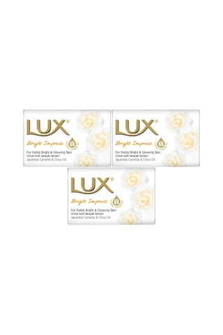 Lux Sabun 80gr Bright Impress Etkileyici Parlaklık 3 Lü Set