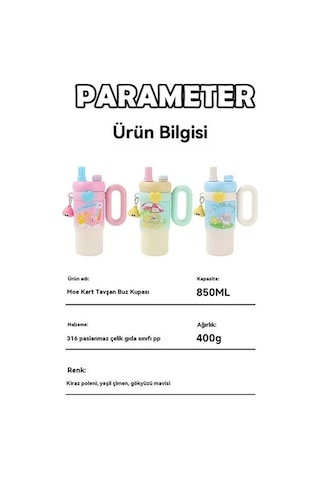 Didadodo Termal Tavşan Bardak, Sevimli Mavi, Büyük Nk Mavi - Hediye İçin Harika Mavi Mavi