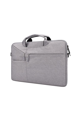St02s Su Geçirmez Yırtılma Direnci Gizli Taşınabilir Askı 15.6 İnç Dizüstü Bilgisayarlar İçin Tek Omuzlu Çanta, Bavul Kemeri İle Açık Gri