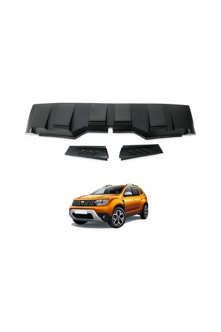 Dacia Duster 2018-uyumlu Yedek Parça Arka Cam Spoiler 3 Prç