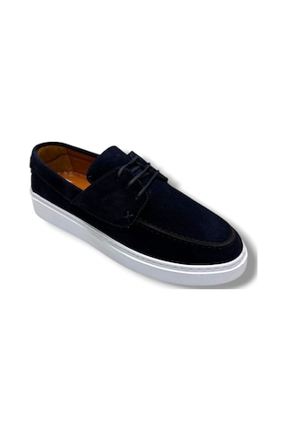 Marcoland 030-26 Hakiki Deri Anatomik Casual Erkek Ayakkabı Lacivert