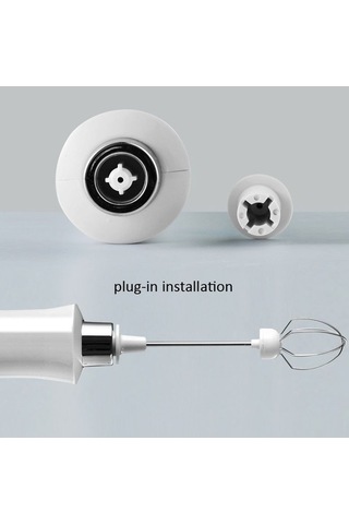 Pazly Cbtx Mini Kablosuz El Şarjlı Karıştırıcı Süt Köpürtücü Siyah, Küçük Mutfak Asistanı Siyah