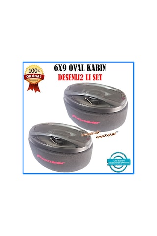 Pioneer 6X9 Oval Hoparlör Kabini 2Li Set