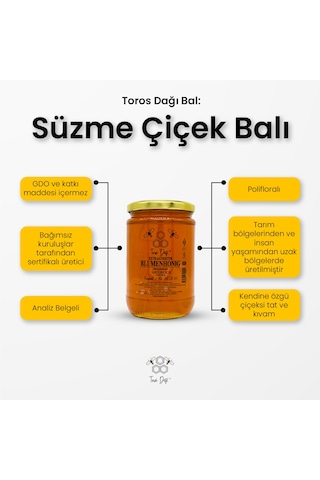 Toros Dağı Çiçek Balı Süzme 860 G